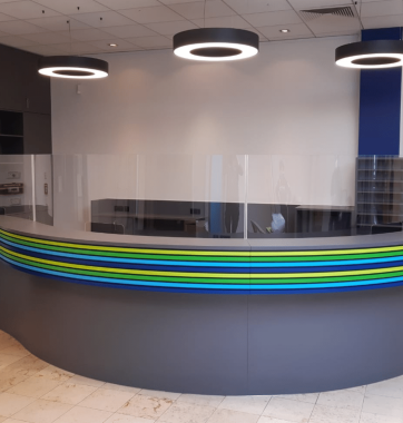 Empfangstresen Arztpraxis